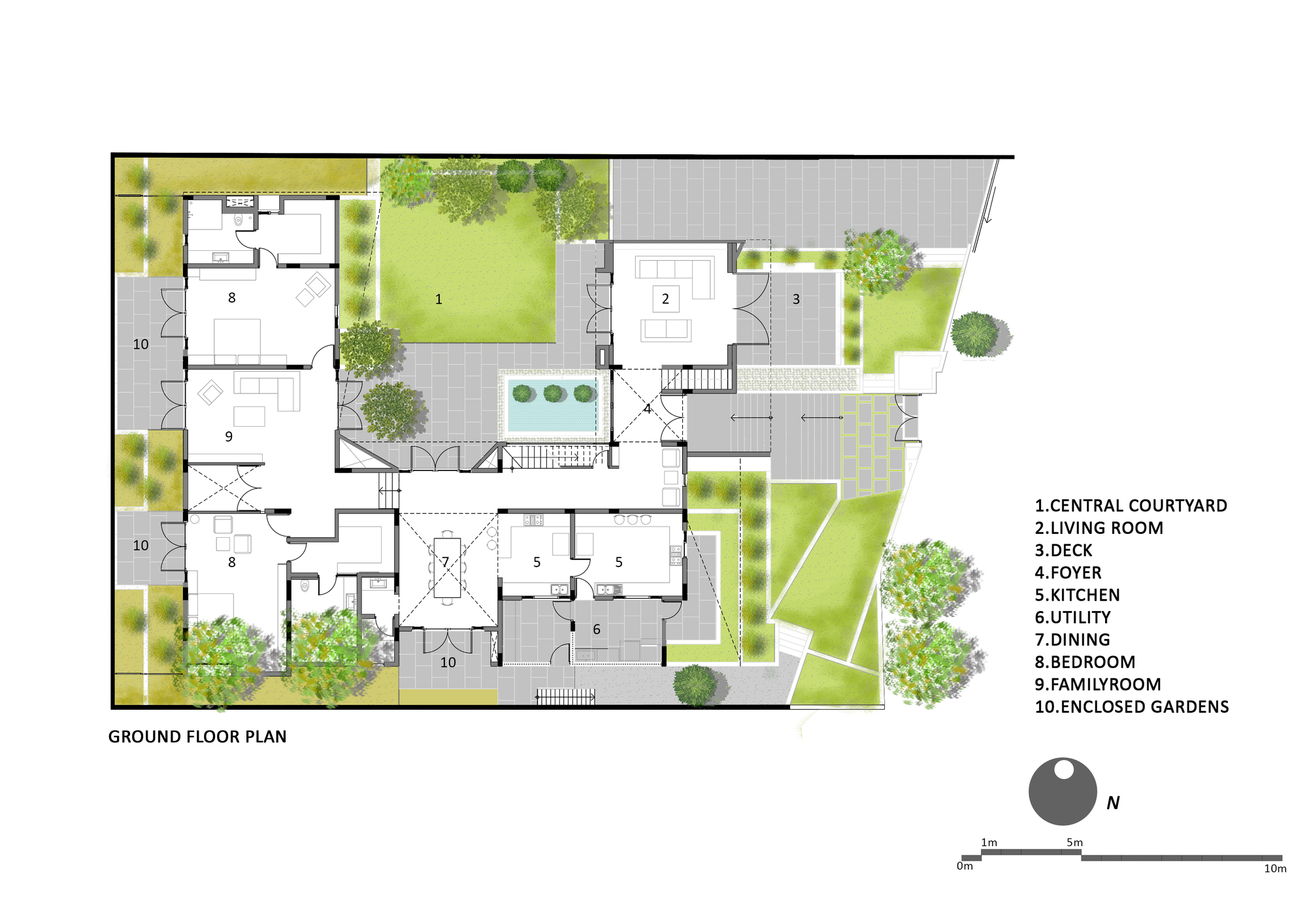 Plan du rez-de-chaussée